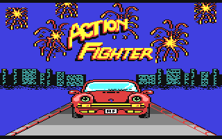 Action Fighter Title Screen